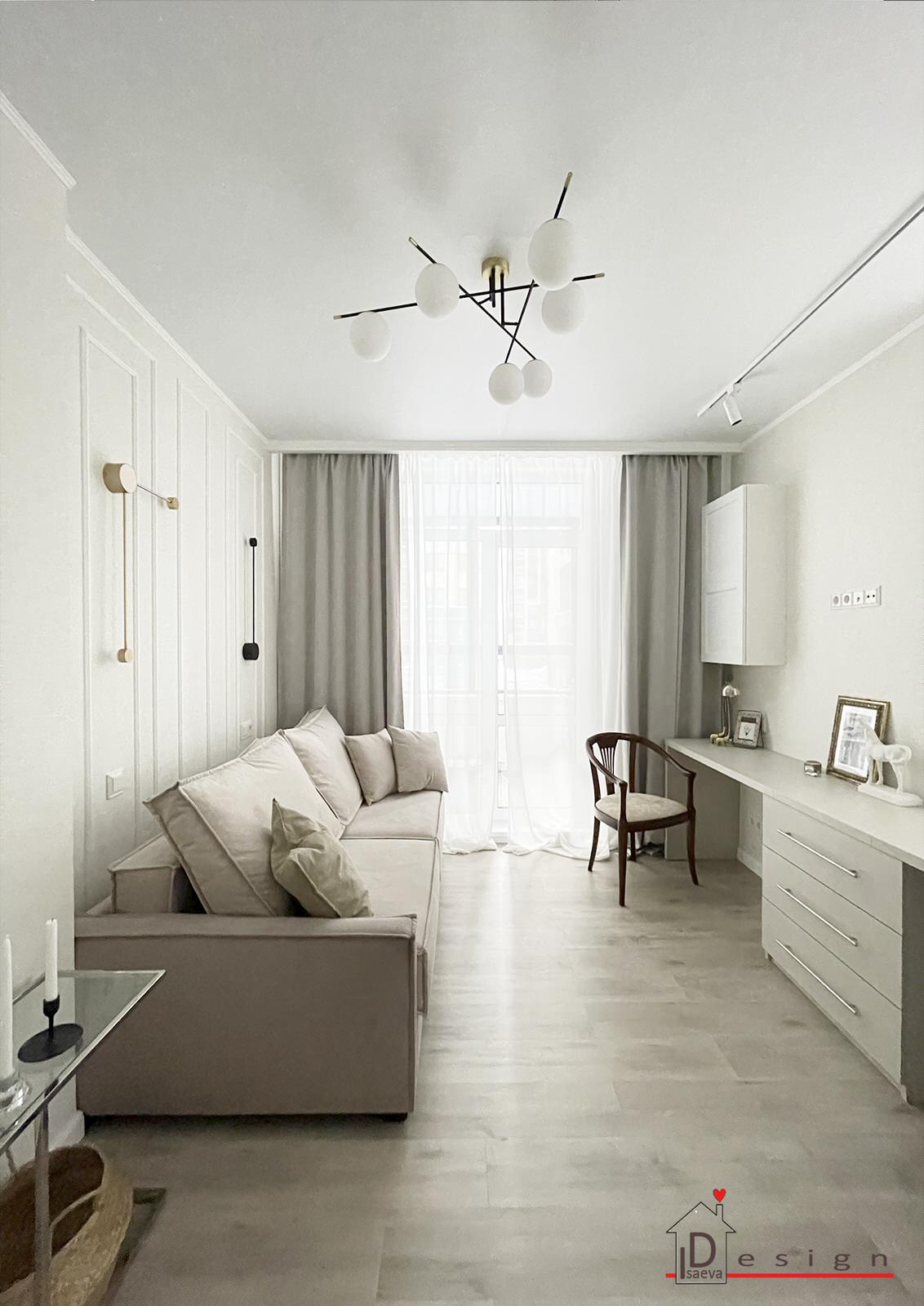 Проект двухкомнатной квартиры, 50м2