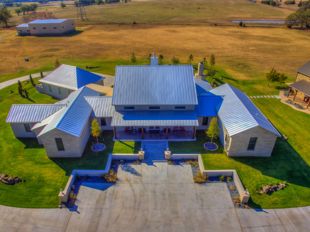 Modern Farm House Contemporary Exterior Oklahoma City by