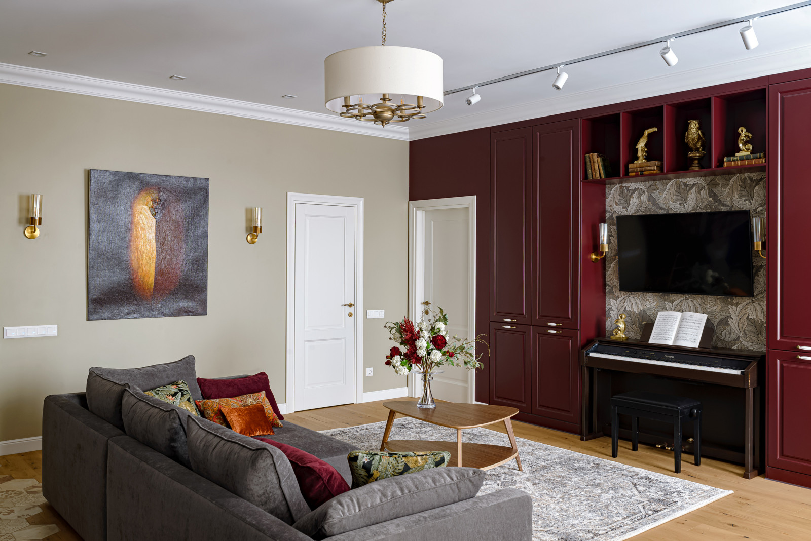 Интерьер квартиры 85кв.м. жк Бульварный Переулок