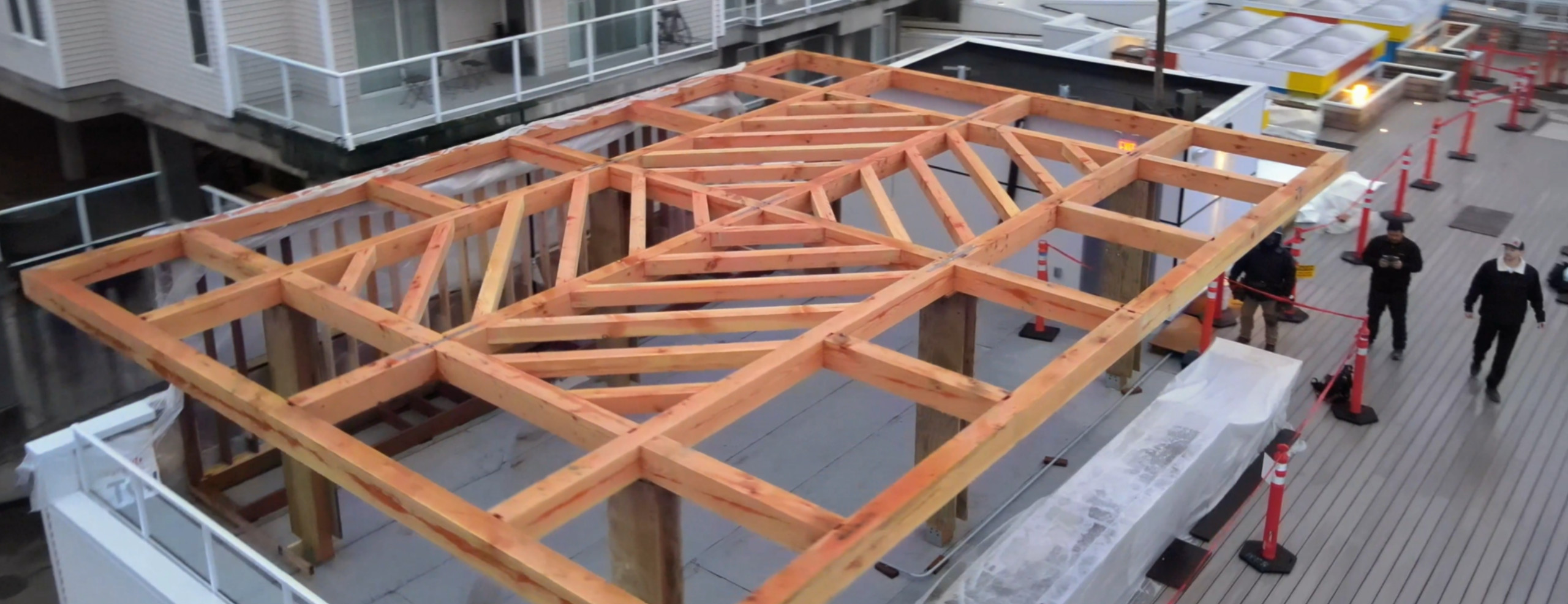 Westlake Pergola, completed 2