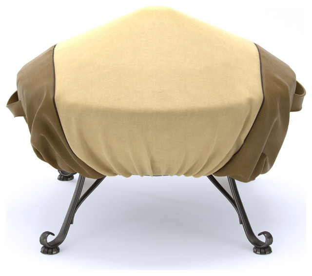 Dura Covers Fade Proof Two Tone 44 Heavy Duty Round Fire Pit Cover Dura Covers Fade Proof Two Tone 44 Heavy Duty Round Fire Pit Cover Contemporary Accessories By Here2