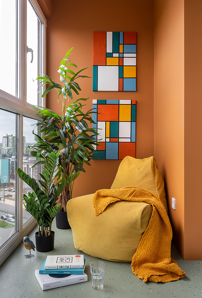 В стиле картин Мондриана