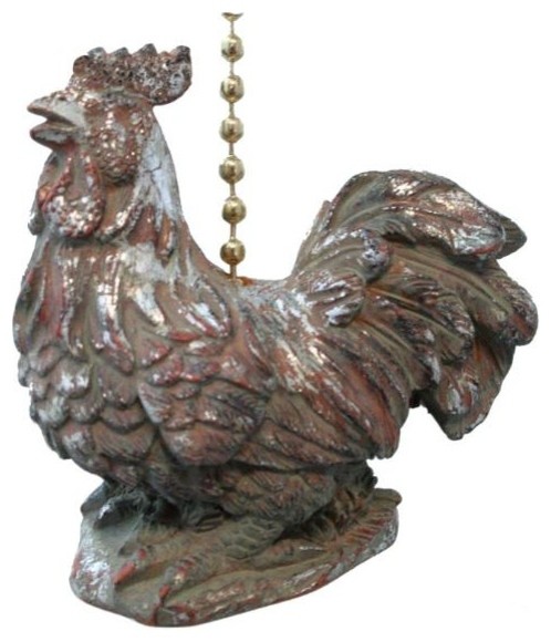 Rooster Elements Ceiling Fan Pull Or Light Pull