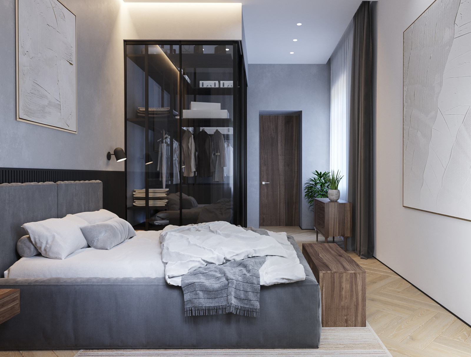 Серый минимализм в центре Петербурга