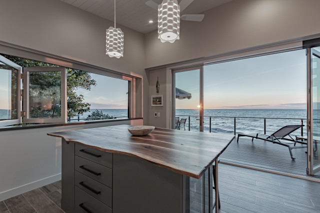 The Beach House contemporary-kitchen