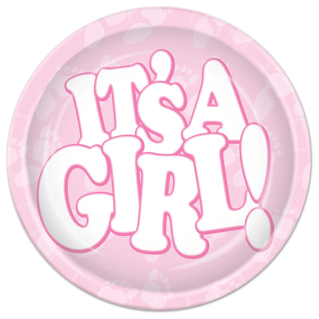 Beistle 7 Baby Shower Theme It S A Girl Plates 12 Pack 8 Pkg Beistle 7 Baby Shower Theme It S A Girl Plates 12 Pack 8 Pkg