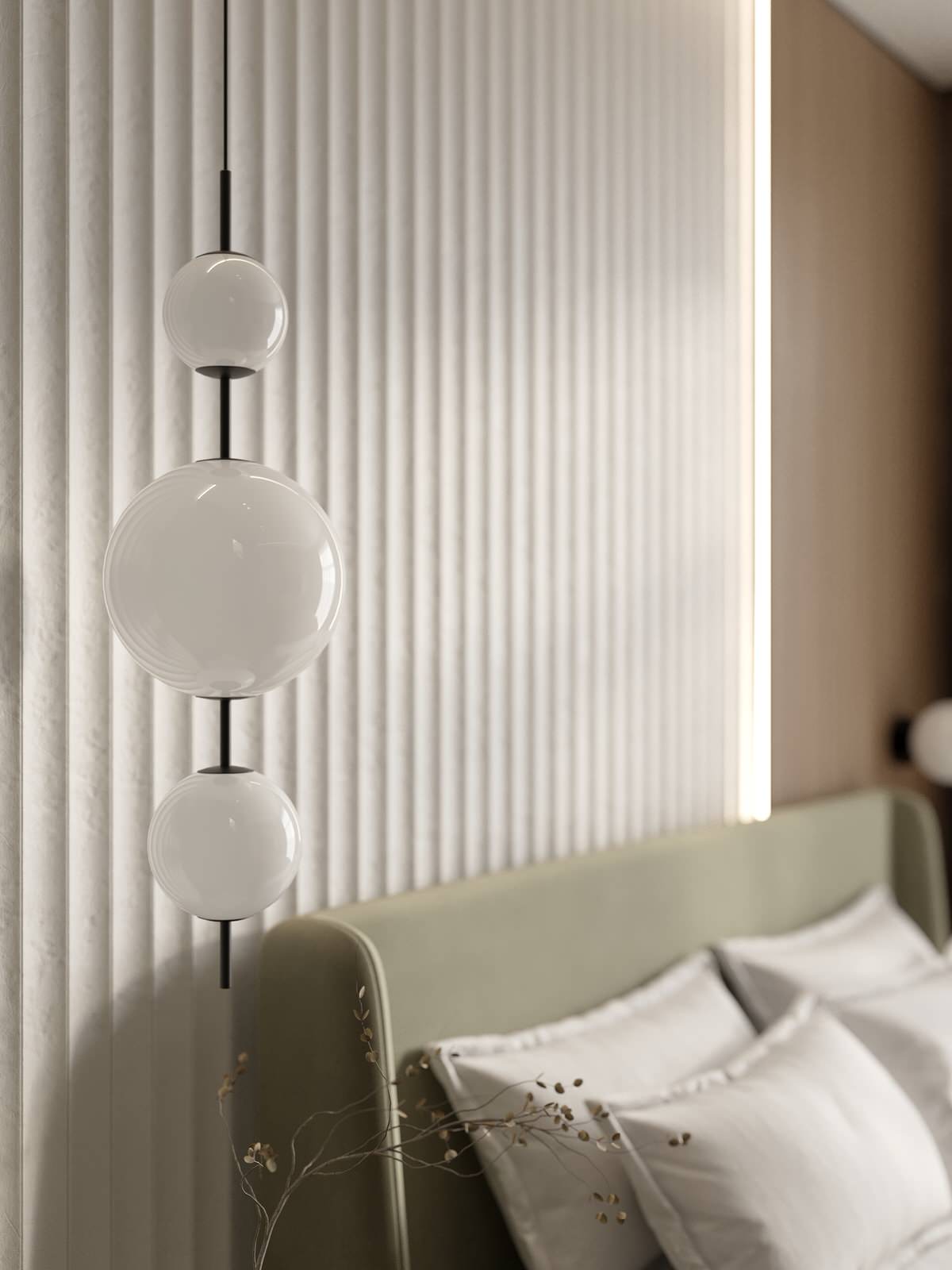 Проект 2-х уровневой квартире в эко-стиле.