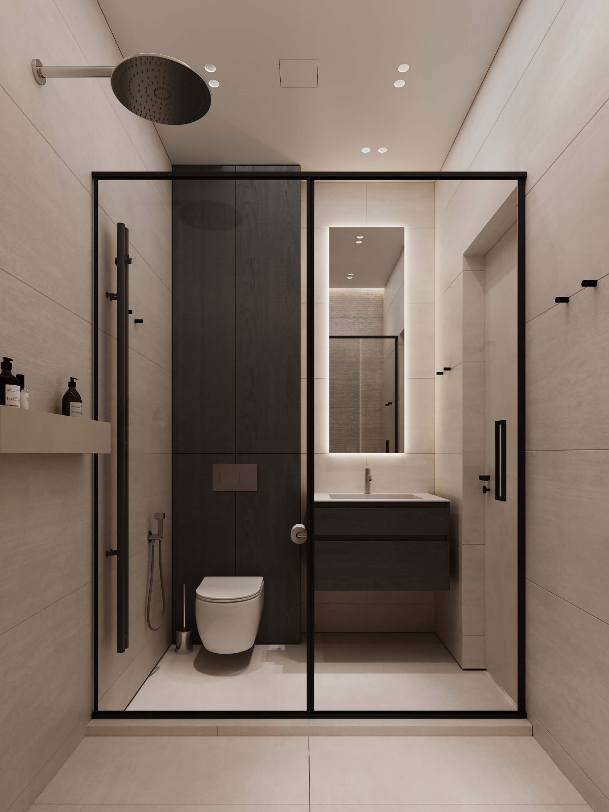 Суровый уют | Дизайн одноэтажного дома в Балашихе