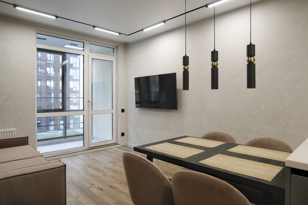 Квартира с дизайнерским ремонтом и освещением