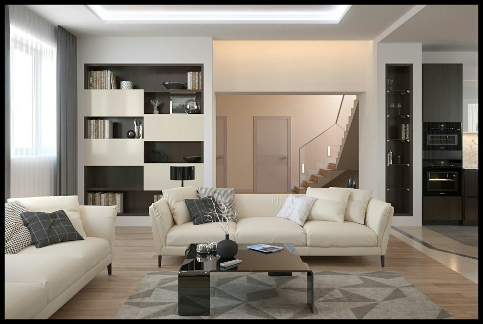 Дизайн проект частного дома в современном стиле