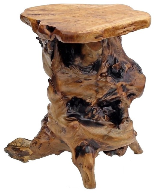 Unique Root End Table Rustic Side Tables And End Tables By Welland Houzz