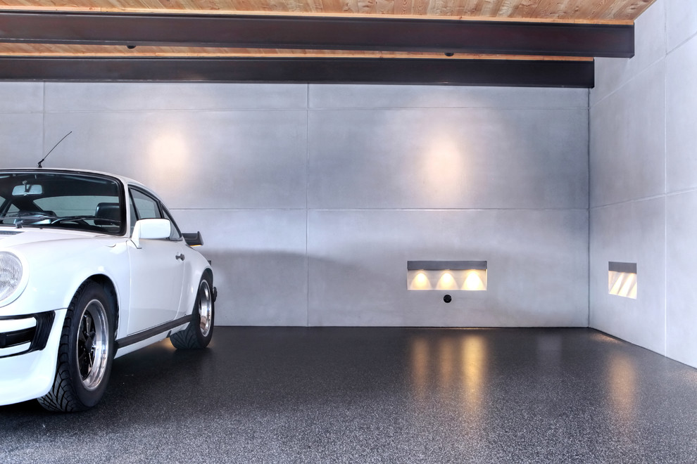 Moderne Anbaugarage als Arbeitsplatz, Studio oder Werkraum in Bonn