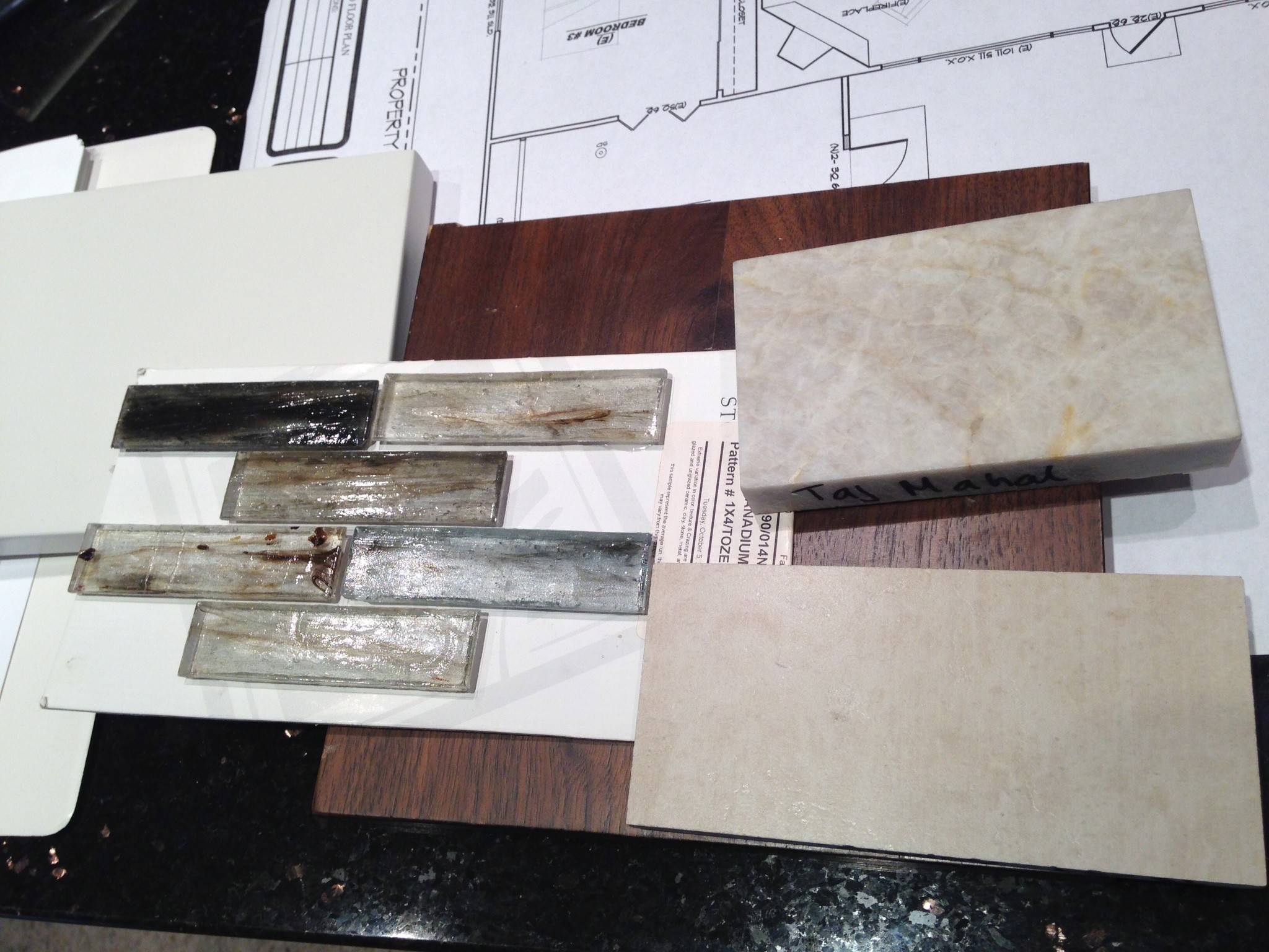 Kitchen tile, floor, cabinet & granite