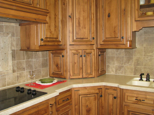 Corner Cabinet Design Traditional Kitchen Denver By Jan
