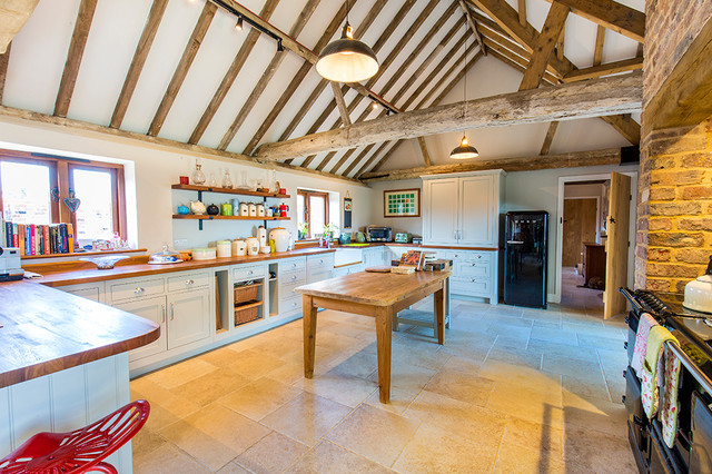 Barn Conversion Tiling rustic-kitchen