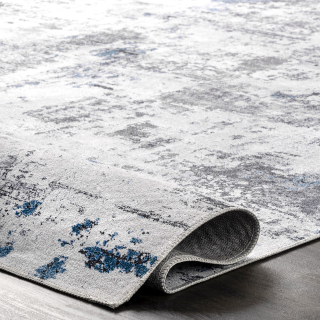 nuLOOM Dali Machine Washable Modern Abstract Area Rug, 9'x12 ...