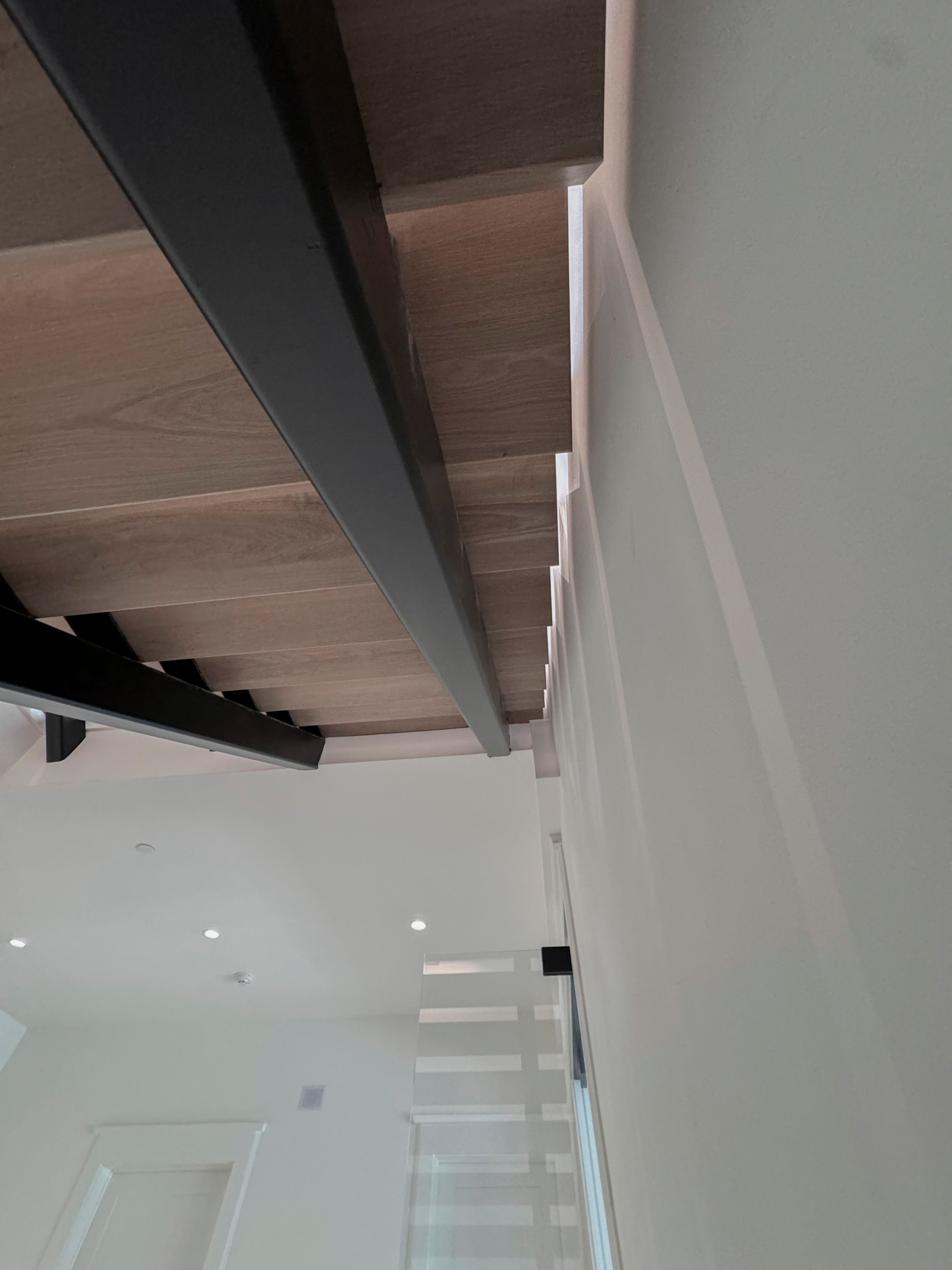 122_Modern Steel & Wood Floating Staircase, Arlington VA 22207
