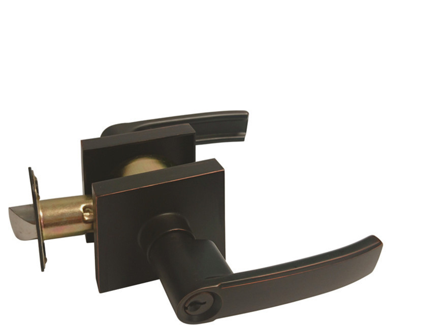 Square Contemporary Door Lever, Style 8048 Transitional Door Levers by eBuilderDirect Houzz