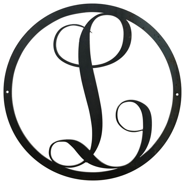 Outdoor Metal Wall Art Monogram Wall Design Ideas