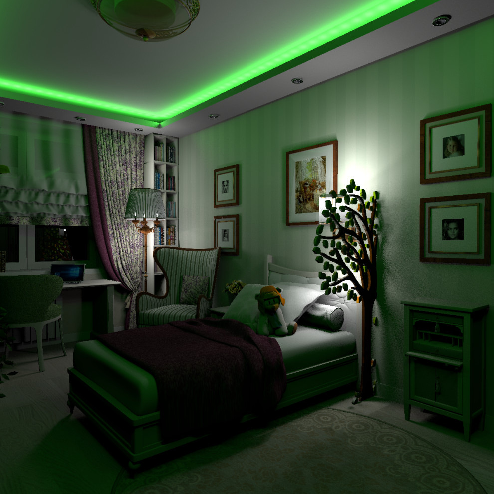 Переделка детской комнаты 16м2 для первоклассницы