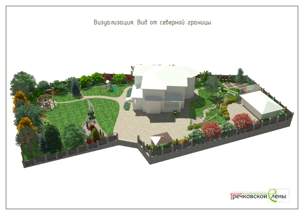 Ландшафтный проект. КП Панорамы