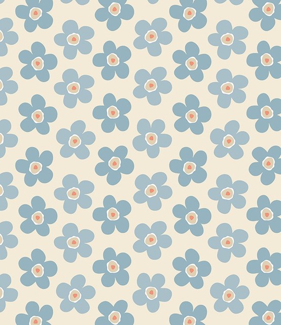 Lola Small Big Flower PVC Tablecloth, 140x140 Cm