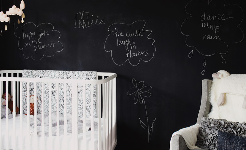 This is an example of a modern nursery in New York.