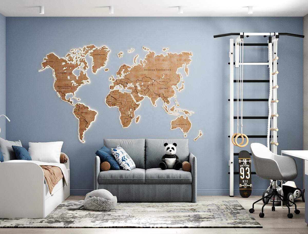 Квартира с современной гостиной с отсылками к ар-деко. Проект 2022 года