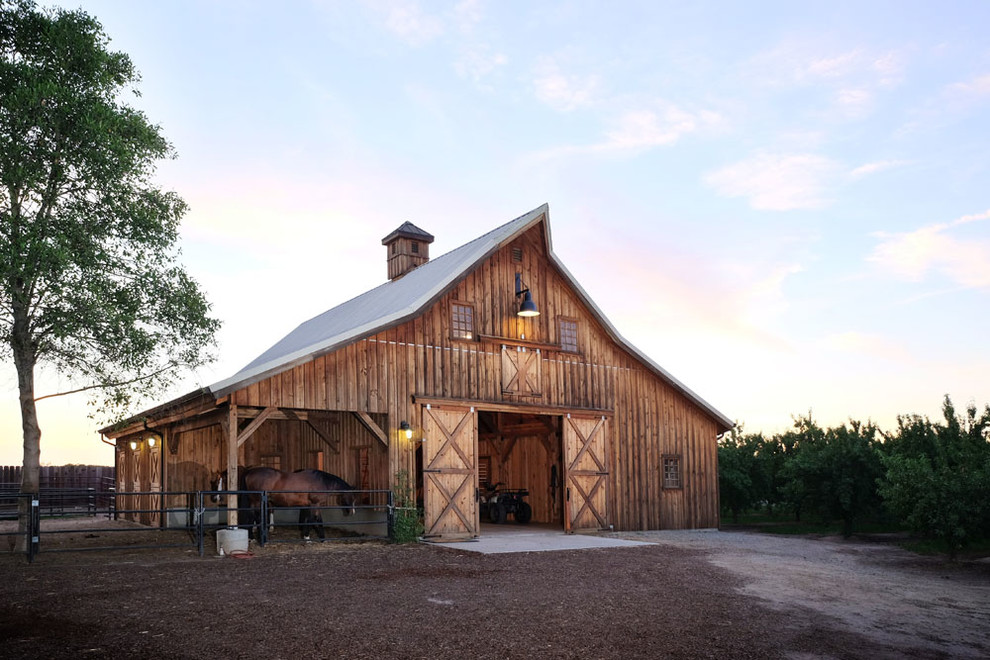 Design ideas for a country detached barn in Other.