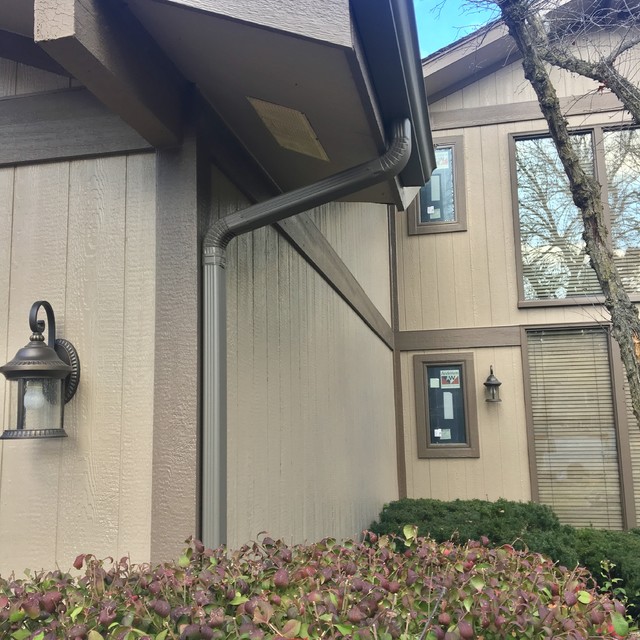 LP Smartside 4x8 sheets, Anderson 400 series Casement windows and trim