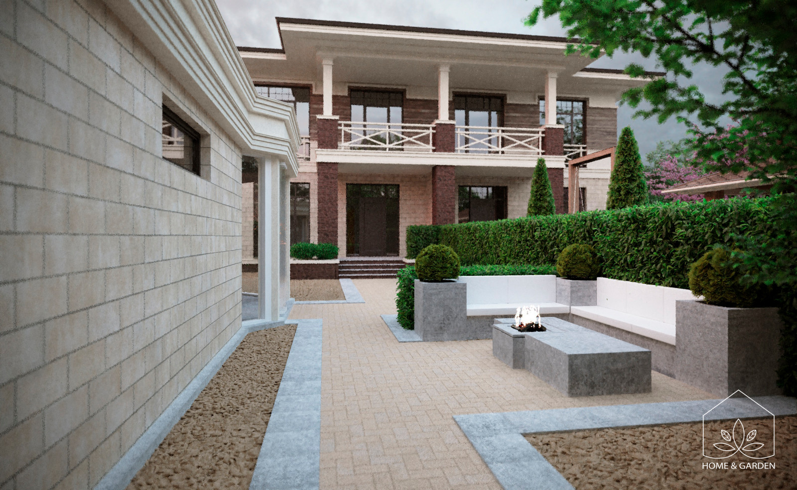 Проектирование жилого дома и ландшафтный дизайн участка