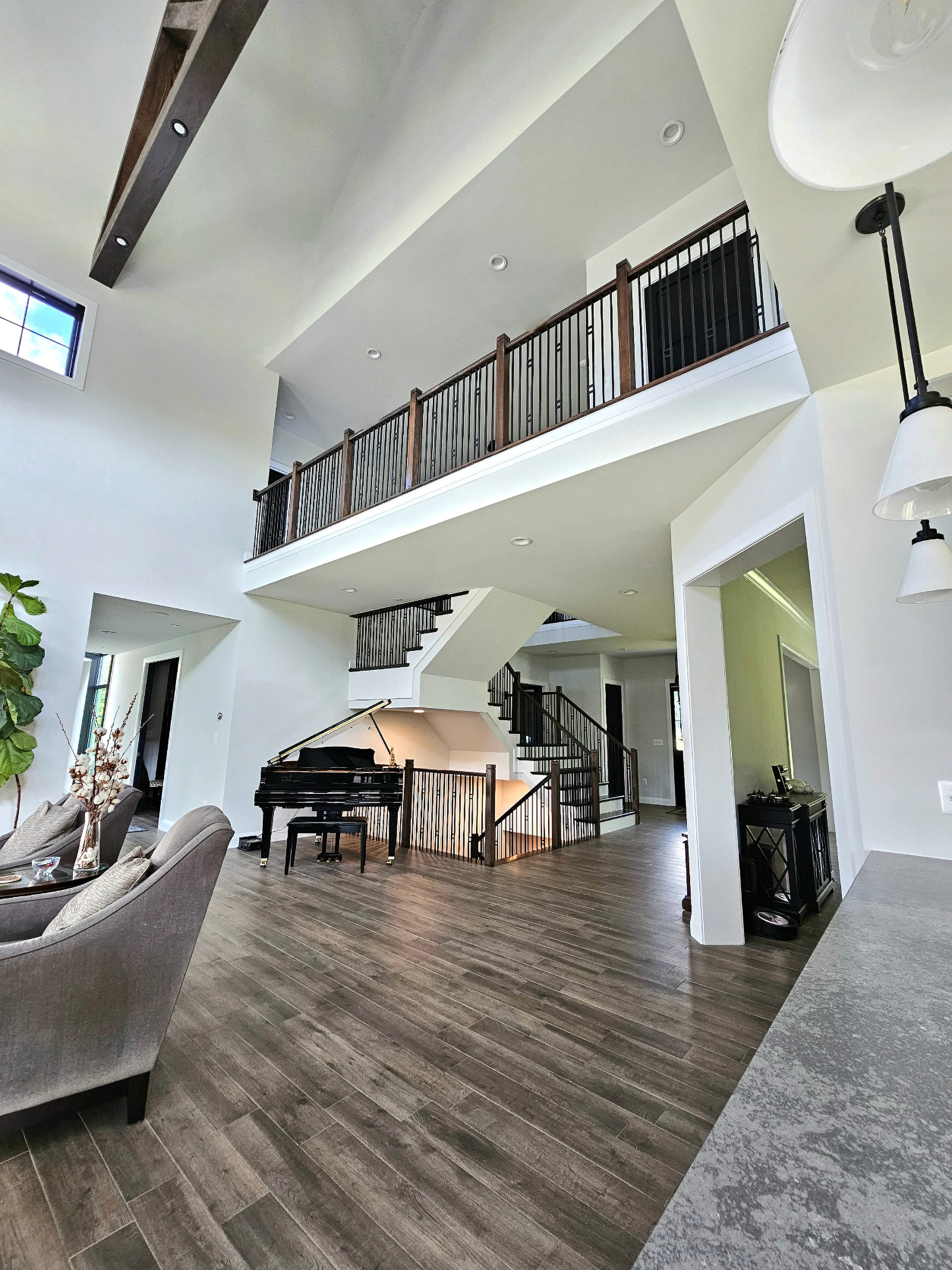 109_Impressive Floating Staircase in Countryside Retreat, Upper Marlboro, MD