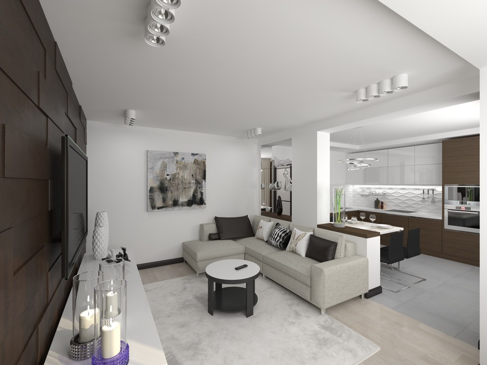 Интерьер квартиры в ЖК "7 небо"