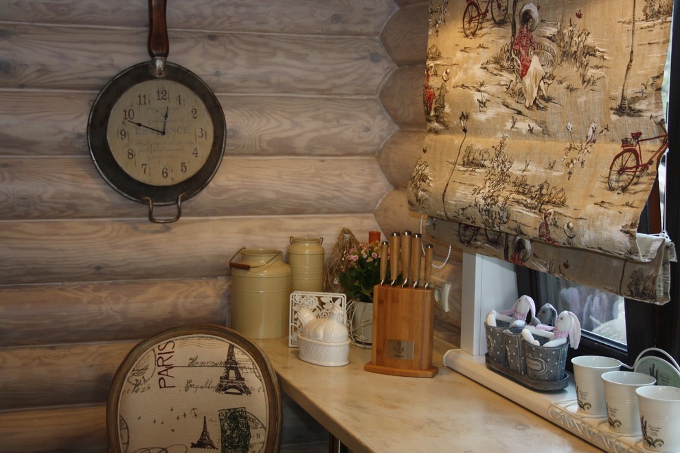 Декоре окна в загородном доме