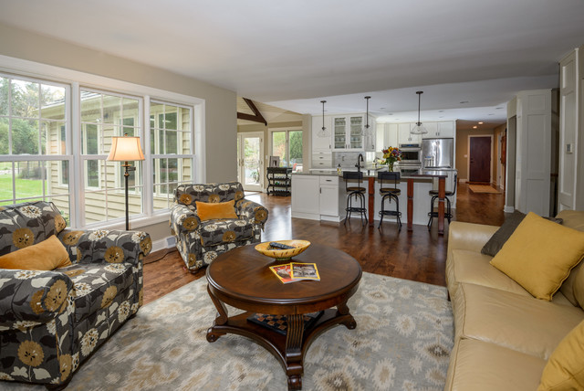 Delafield First Floor Renovation contemporary-family-room