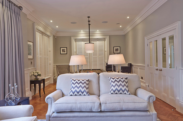 Victorian family home trendy-dagligstue