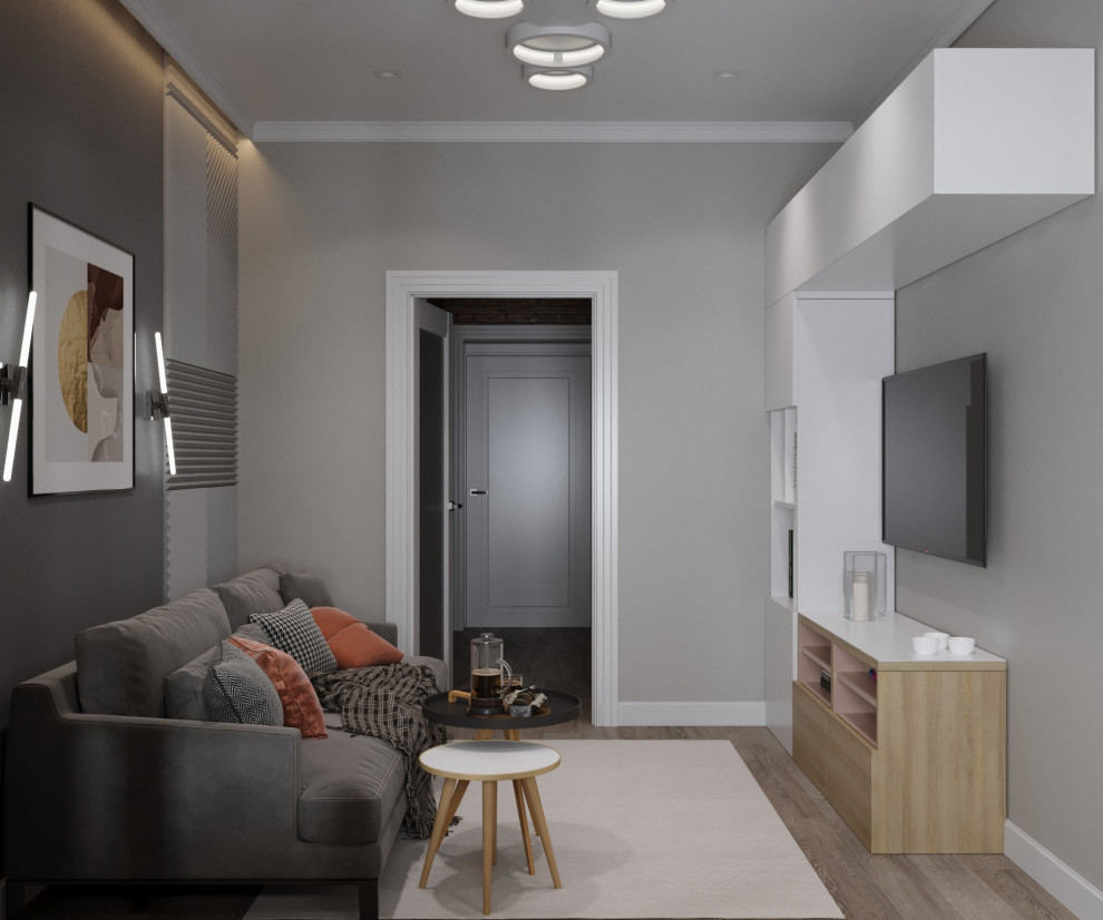 Солнечная квартира для молодой девушки