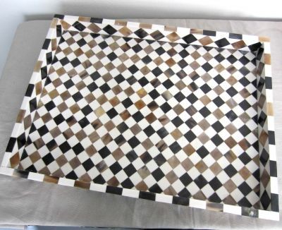 Diamond Mosaic Tray-Large - Clayton Gray Home