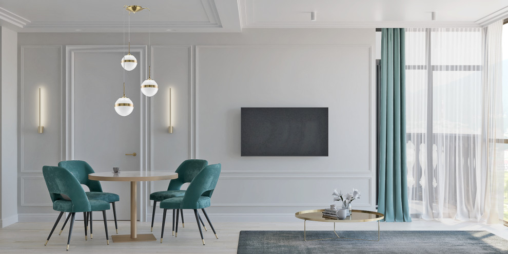 Кухня-гостиная 22,5 кв.м