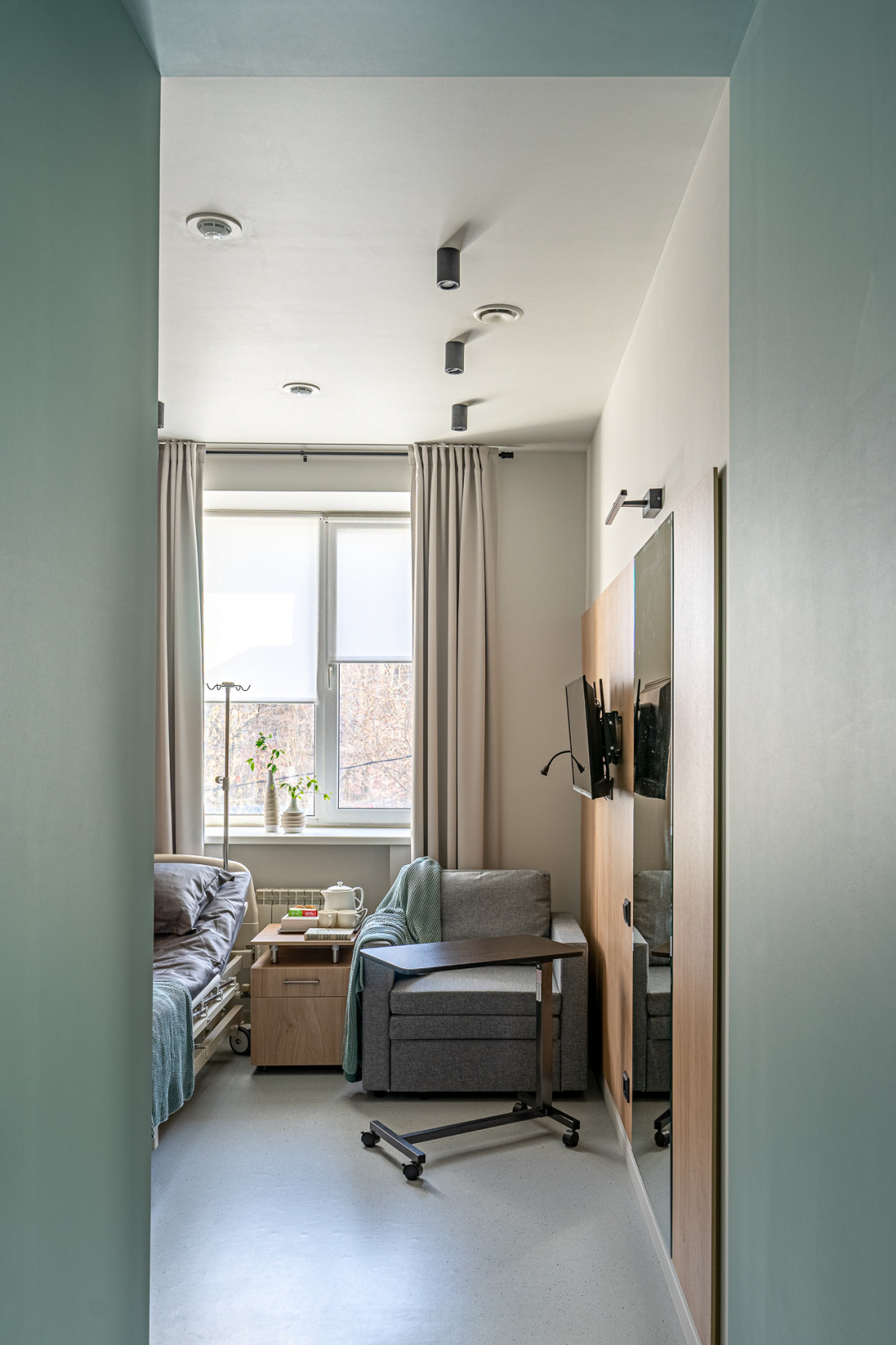 Индивидуальные палаты в медицинском центре