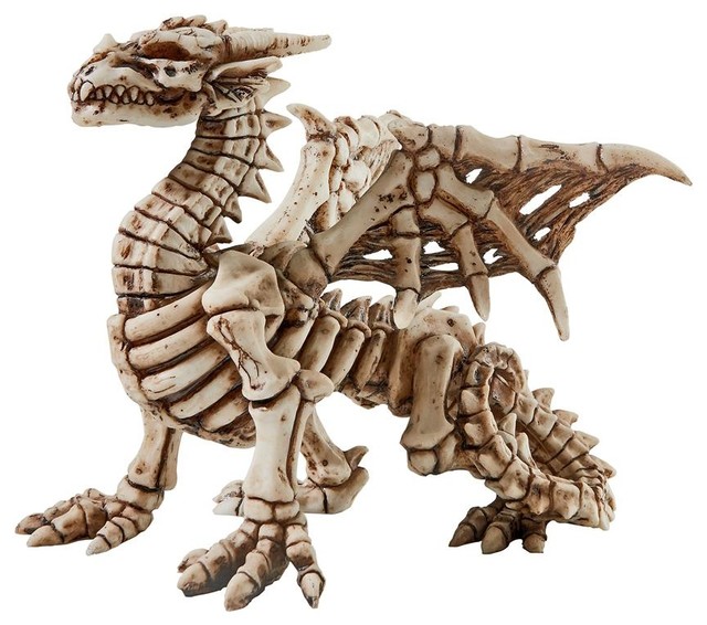 Corpus Crux Dragon Skeleton Statue