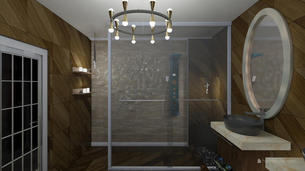 Санузел в Эко стиле