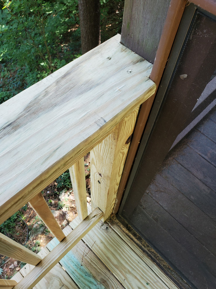 Deck with a Woodland View