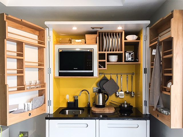 Hive Mini Kitchenette midcentury-kitchen