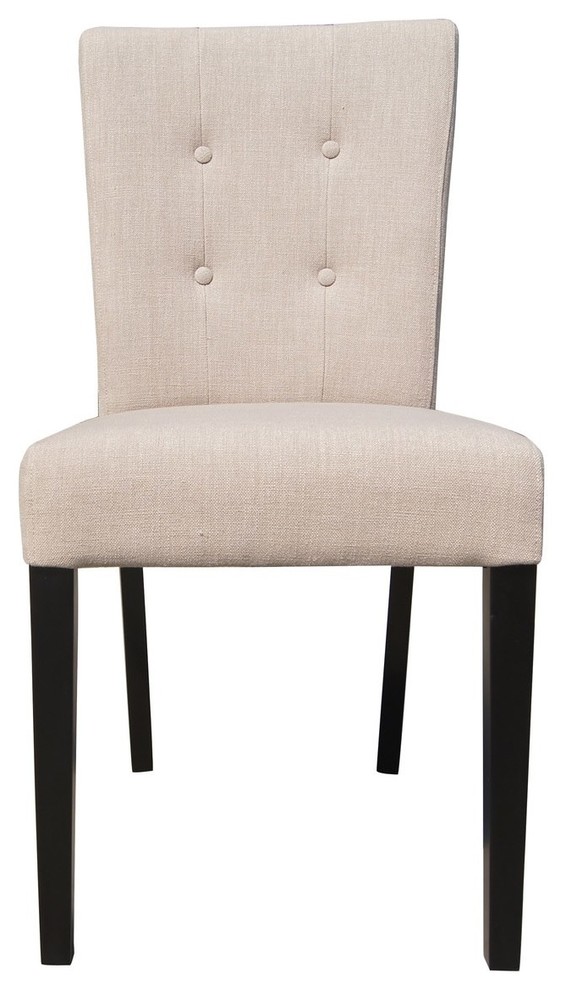 Moe's Home Collection Porto Taupe Dining Side Chair (Sold in Multiples of 2)