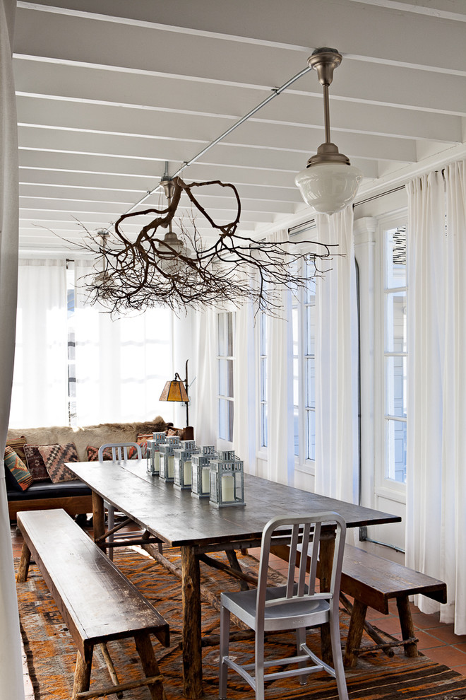 Inspiration for a mid-sized contemporary dining room in Portland.