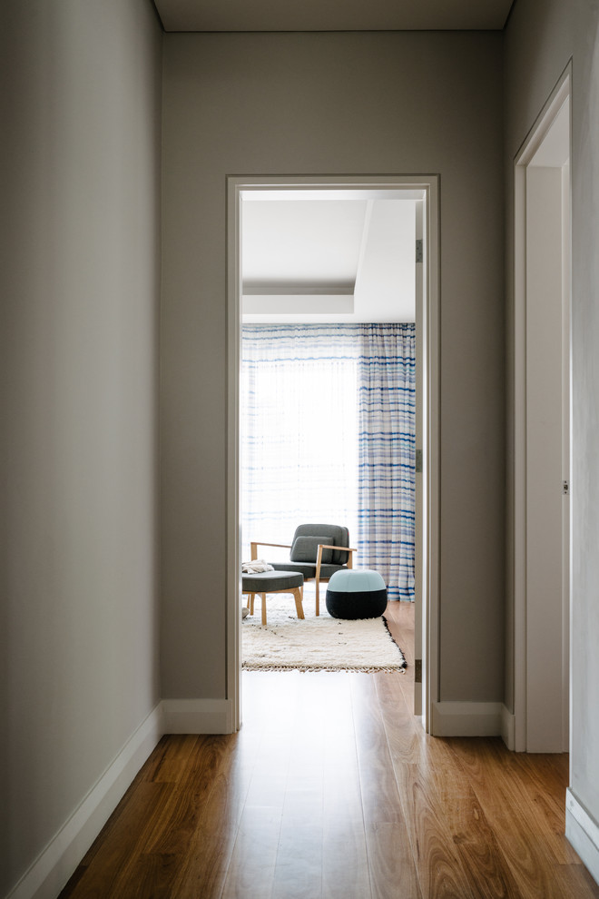 Design ideas for a contemporary hallway in Perth.