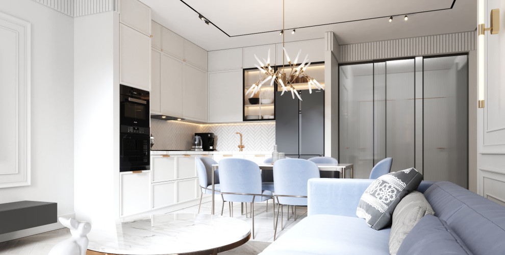 КВАРТИРА В НЕОКЛАССИЧЕСКОМ СТИЛЕ