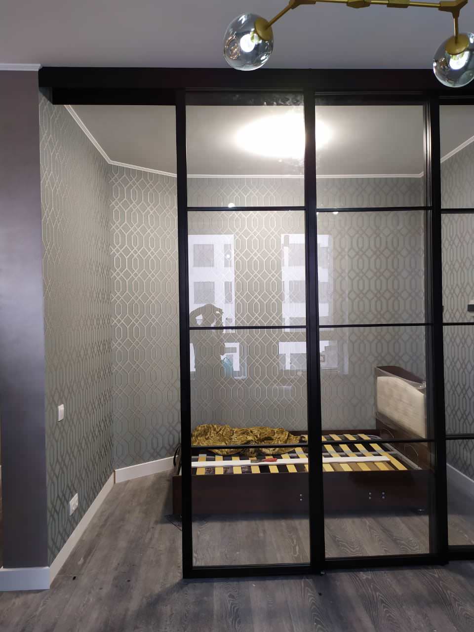 Loft перегородка раздвижная телескопического открывания