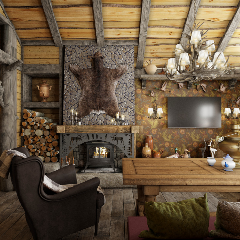 "Охотничий домик" в туристическом комплексе "Малые Карелы"